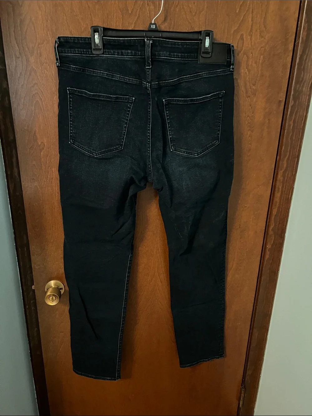 Express Men’s Dark Blue Athletic Slim Jeans 34x34